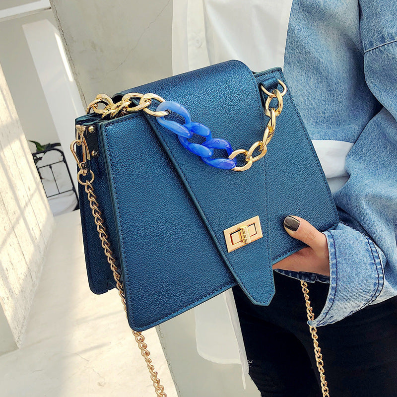 One Shoulder Messenger Chain Bag Lady Messenger Bag