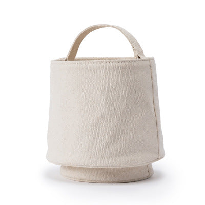 Canvas bucket bag